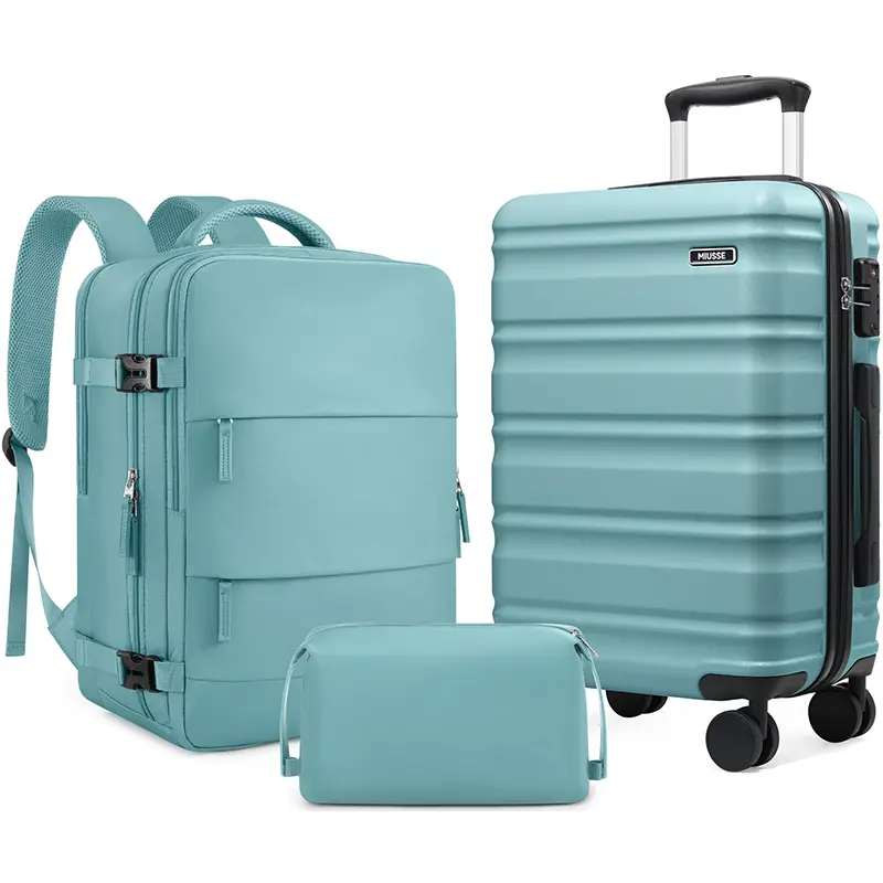 Miusse 3-Piece ABS Hardshell Luggage Set