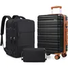 Miusse 3-Piece ABS Hardshell Luggage Set